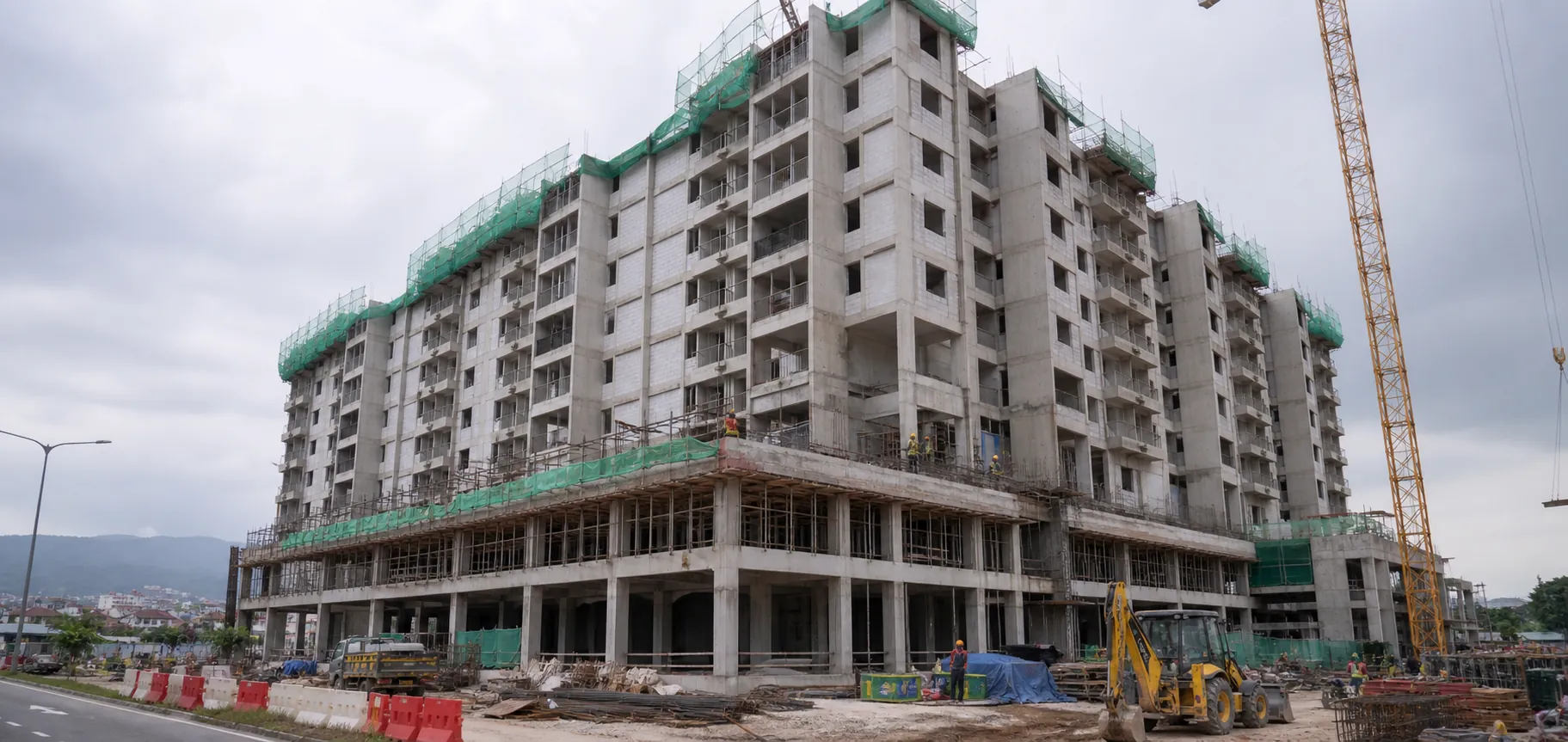 Industrial factory building construction in Penang